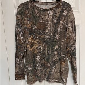 Camo Long Sleeve Men's Shirt